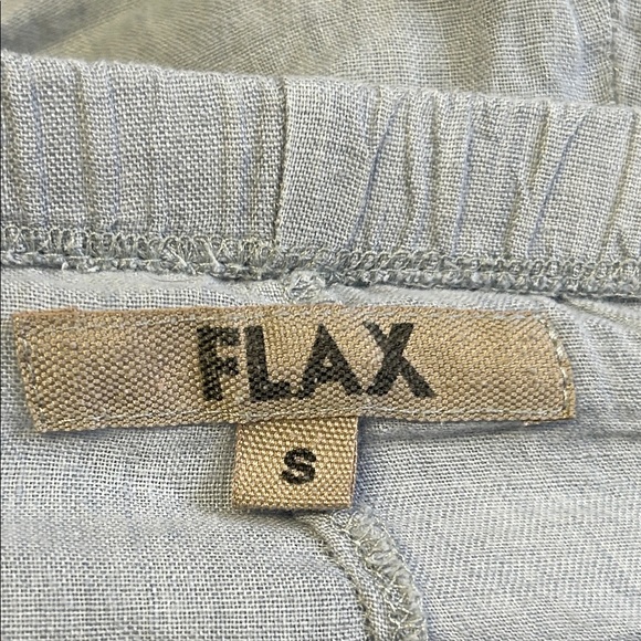 Flax Soft Gray Linen Trousers - Picture 2 of 7